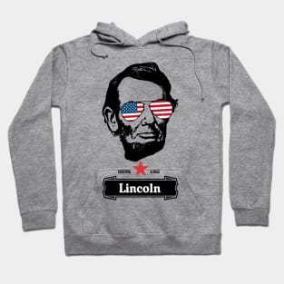 4th of July Shirts for Men Drinking Like Lincoln Abraham Hoodie